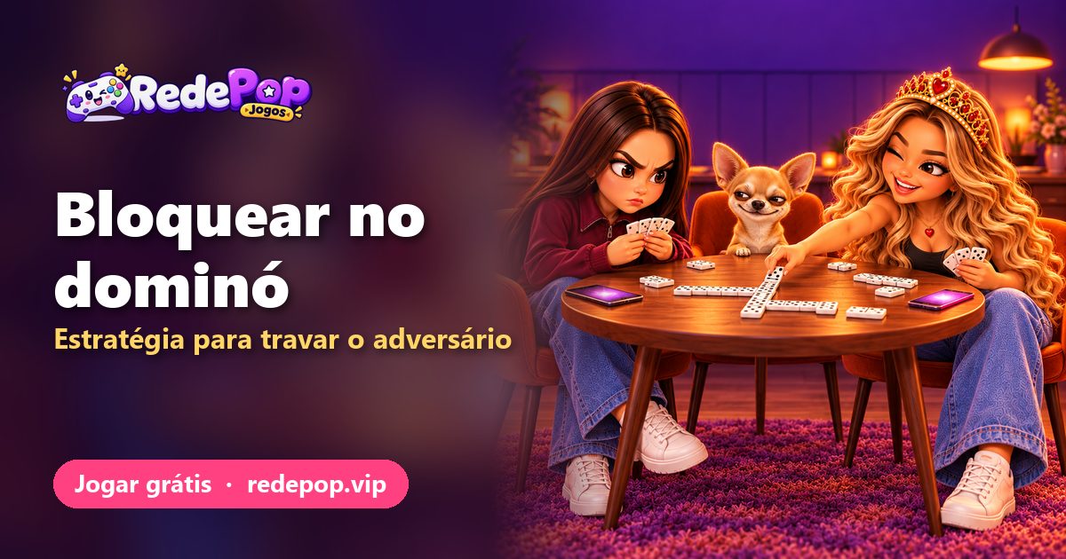Como bloquear o adversário no dominó