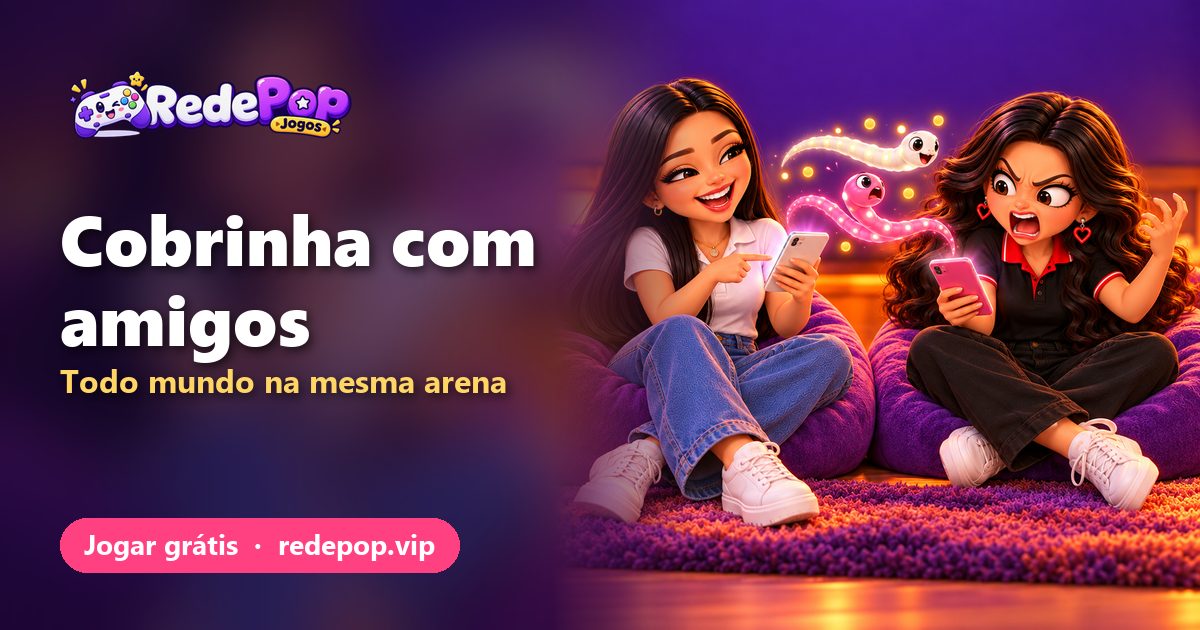 Jogo da cobrinha online com amigos