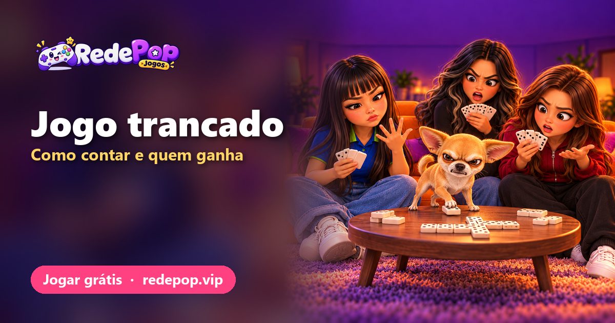 Jogo trancado no dominó: como contar e quem ganha