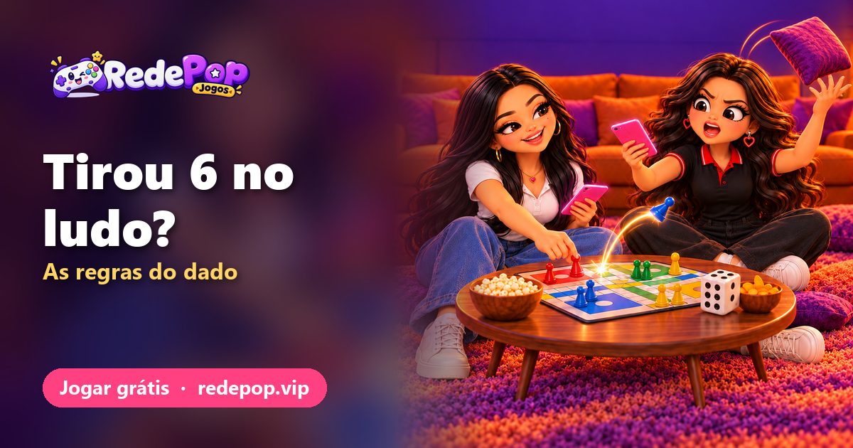 O que acontece quando tira 6 no ludo