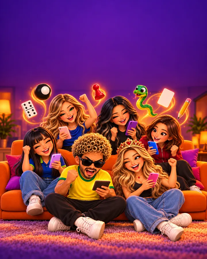 Noite de jogos da equipe POP: tem quem comemora, tem quem chora 😂