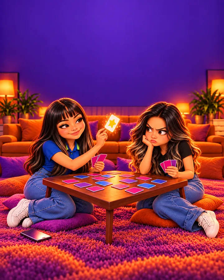 Eaibella x Helena no jogo da memória: uma sorriu, a outra errou o par 😤
